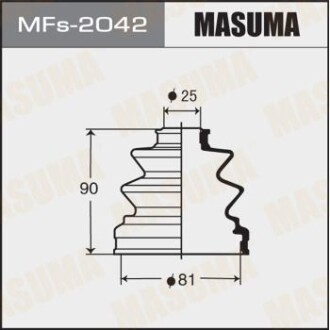 Пыльник ШРУСа внутренний (силикон) Mitsubishi L200 (05-), Pajero (00-06), Pajero Sport (09-) (MFs-2042) masuma mfs2042