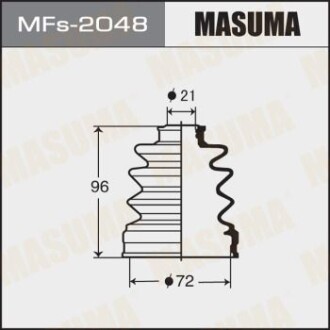 Пыльник ШРУСа (силикон)SUBARU OUTBACK (BR) 2.5 i AWD (13-18), SUBARU FORESTER (08-13) (MFs-2048) masuma mfs2048