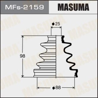 Пыльник ШРУСа наружного (силикон) Toyota Camry (01-05), Prius (09-15) (MFs-2159) masuma mfs2159