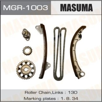 Ремкомплект цепи ГРМ Toyota (1ZZ-FE, 3ZZ-FE, 4ZZ-FE) (MGR-1003) masuma mgr1003