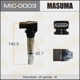 Катушка зажигания AUDI A2, A3 / BLF, BMY (MIC-0003) masuma mic0003