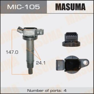 Котушка запалювання Toyota Camry, RAV 4 2.0, 2.4 (-11) (MIC-105) masuma mic105