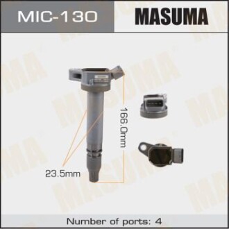 Котушка запалювання Toyota Auris, Corolla, Yaris 1.3 (-18) (MIC-130) masuma mic130