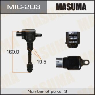 Катушка зажигания (MIC-203) masuma mic203