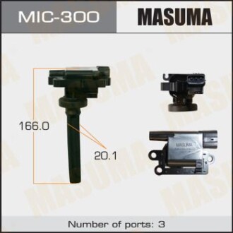 Катушка зажигания Mitsubishi Lancer 1.6 (-13) (MIC-300) masuma mic300