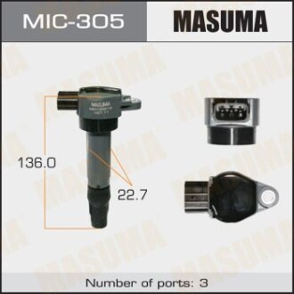 Катушка зажигания (MIC-305) masuma mic305