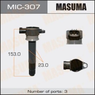 Катушка зажигания Mitsubishi Pajero 3.0 (07-) (MIC-307) masuma mic307