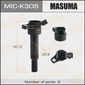 Котушка запалювання Hyundai Creta, Elantra, Sonata, Tucson 2.0 (15-) (MIC-K305) masuma mick305