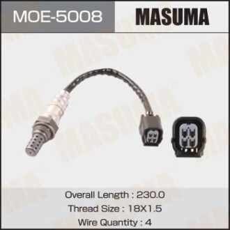 Датчик кисню (лямбда-зонд) нижній Honda Accord 2.4 (07-12) (MOE-5008) masuma moe5008