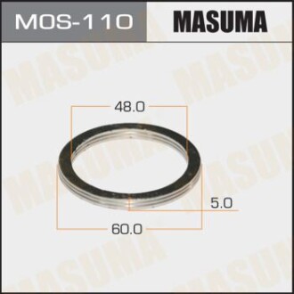 Прокладка приймальної труби (MOS-110) masuma mos110