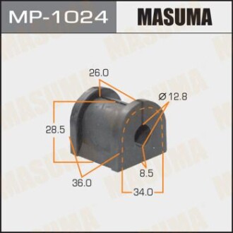 Втулка стабилизатора заднего (Кратно 2) Mitsubishi Lancer (03-09) (MP-1024) masuma mp1024