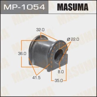 Втулка стабилизатора переднего (Кратно 2) Toyota Corolla (01-06), Prius (03-08) (MP-1054) masuma mp1054