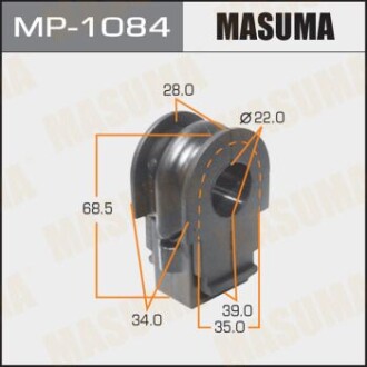 Втулка стабилизатора переднего (Кратно 2) Nissan Qashqai (15-), X-Trail (07-) (MP-1084) masuma mp1084