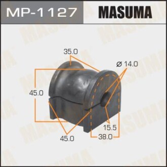 Втулка стабілізатора заднього (Кратно 2) Honda Accord (08-13) (MP-1127) masuma mp1127 (фото 1)