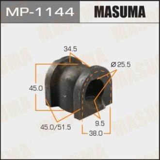 Втулка стабілізатора переднього (Кратно 2) Honda Accord (08-13) (MP-1144) masuma mp1144