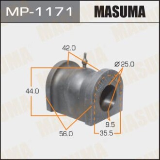 Втулка стабилизатора переднего (Кратно 2) Honda HR-V (00-06) (MP-1171) masuma mp1171