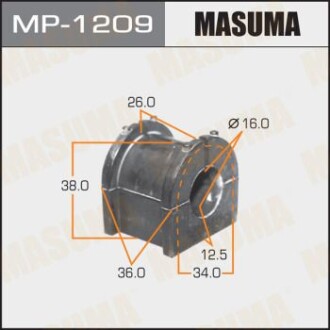 Втулка стабілізатора заднього (Кратно 2) Mitsubishi ASX (12-), Outlander (12-) (MP-1209) masuma mp1209