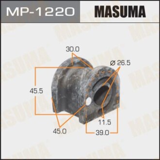 Втулка стабілізатора переднього (Кратно 2) Honda Accord (09-) (MP-1220) masuma mp1220