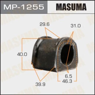 Втулка стабилизатора переднего (Кратно 2) Mitsubishi Pajero Sport (-09) (MP-1255) masuma mp1255