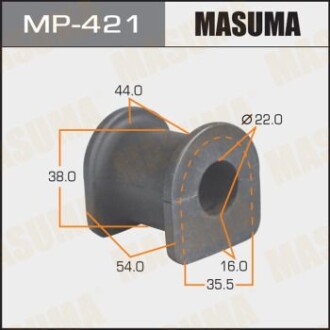 Втулка стабилизатора переднего (Кратно 2) Mitsubishi (MP-421) masuma mp421