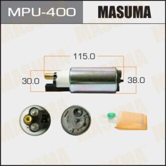 Бензонасос электрический (+сеточка) Suzuki (MPU-400) masuma mpu400