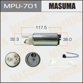 Бензонасос электрический (+сеточка) Mitsubishi/ Suzuki (MPU-701) masuma mpu701