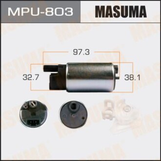 Бензонасос электрический (+сеточка) Honda/ Mazda/ Mitsubishi/ Subaru (MPU-803) masuma mpu803