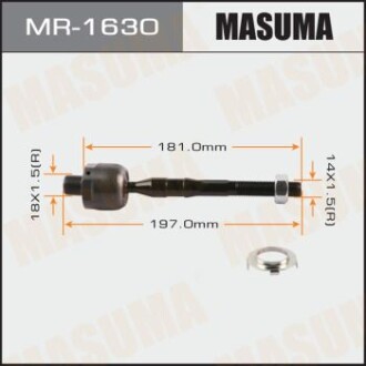 Тяга рулевая Mazda 6 2002 - 2007 (MR-1630) masuma mr1630