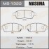 Колодки тормозные передн Toyota Camry (-00), RAV 4 (-00) (MS-1322) masuma ms1322 (фото 1)