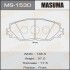 Колодки тормозные передн Toyota Auris (10-), RAV 4 (05-16) (MS-1530) masuma ms1530 (фото 1)