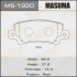 Колодки тормозные AN-8057WK, NP1044, P83065 задн TOYOTA COROLLA (MS-1920) masuma ms1920 (фото 1)