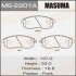 Колодки тормозные передн Nissan Juke (10-), Primera (01-05), Teana (03-14), Tida (07-)/ Suzuki SX 4 (06-14) (MS-2201) masuma ms2201 (фото 1)