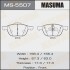 Колодки гальмівні передн Ford Focus (04-)/ Mazda 3 (03-), 5 (05-15) (MS-5507) masuma ms5507 (фото 1)