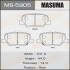 Колодки тормозные задн Mazda 6 (12-16)/ Mitsubishi ASX (12-14), Outlander (12-) (MS-5905) masuma ms5905 (фото 1)