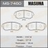 Колодки тормозные передн Subaru Forester (01-14), Impreza (00-14), Legacy (02-14), XV (12-17) (MS-7460) masuma ms7460 (фото 1)