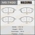 Колодки тормозные передн Subaru Forester (12-), Impreza (08-14), Legacy (09-14) (MS-7499) masuma ms7499 (фото 1)