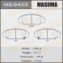 Колодки тормозные передн HONDA CIVIC VIII, FR-V (MS-8423) masuma ms8423 (фото 1)