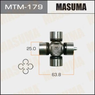 Крестовина карданного вала (25x63.8) Mitsubishi (MTM-179) masuma mtm179