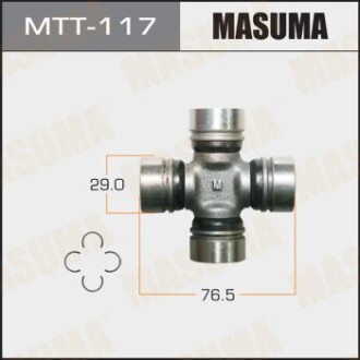 Крестовина карданного вала 29x49 TOYOTA LAND_CRUISER PRADO (09-20), TOYOTA LAND_CRUISER 200 (07-17) (MTT-117) masuma mtt117