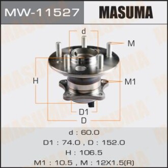 Ступица колеса (MW-11527) masuma mw11527