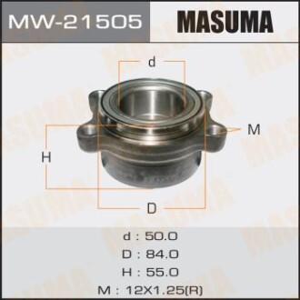 Ступица колеса заднего в сборе с подшипником Infinity FX 35 (02-08) (MW-21505) masuma mw21505