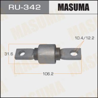 Сайлентблок заднего верхнего поперечного рычага Honda Civic, CR-V (-02) (RU-342) masuma ru342