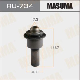 Сайлентблок переднего подрамника задний Nissan Qashqai (06-13,15-), X-Trail (07-) (RU-734) masuma ru734