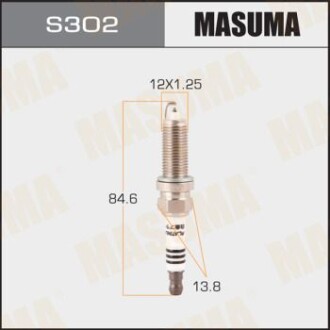 Свеча зажигания PLATINUM (LZKAR6AP-11) masuma s302P