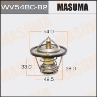 Термостат WV54BC-82 HYUNDAI SANTA FE III (WV54BC-82) masuma wv54bc82