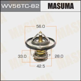 Термостат WV56TC-82 SUBARU OUTBACK (WV56TC-82) masuma wv56tc82