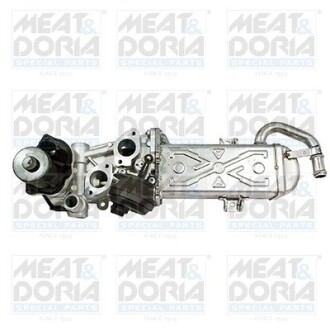 Радіатор рециркуляції ВГ з клапаном EGR VW 1.6/2.0TDI 09- MEAT & DORIA meat&doria 88259R