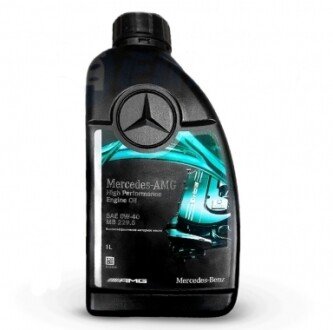 Масло двигателя SAE 0W-40 Mercedes-AMG High Performance MB 229.5, 1л mercedes-benz a000989930211