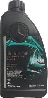 Масло двигателя AMG 0W-40 MB 229.5, 1л mercedes-benz a000989930211ACCE