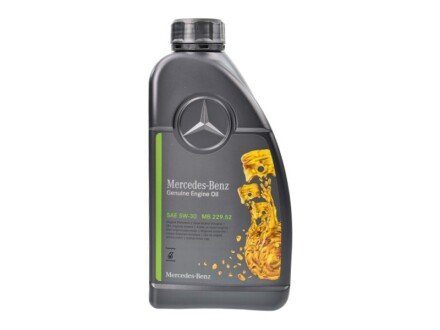 Масло двигателя MB 229.52 5W-30, 1л. mercedes-benz a000989950211